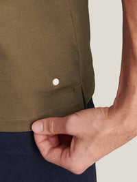 Warwick Tipped Mercerised Polo Shirt in Sea Turtle