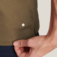 Mercerised Cotton Tipped Polo Shirt Sea Turtle