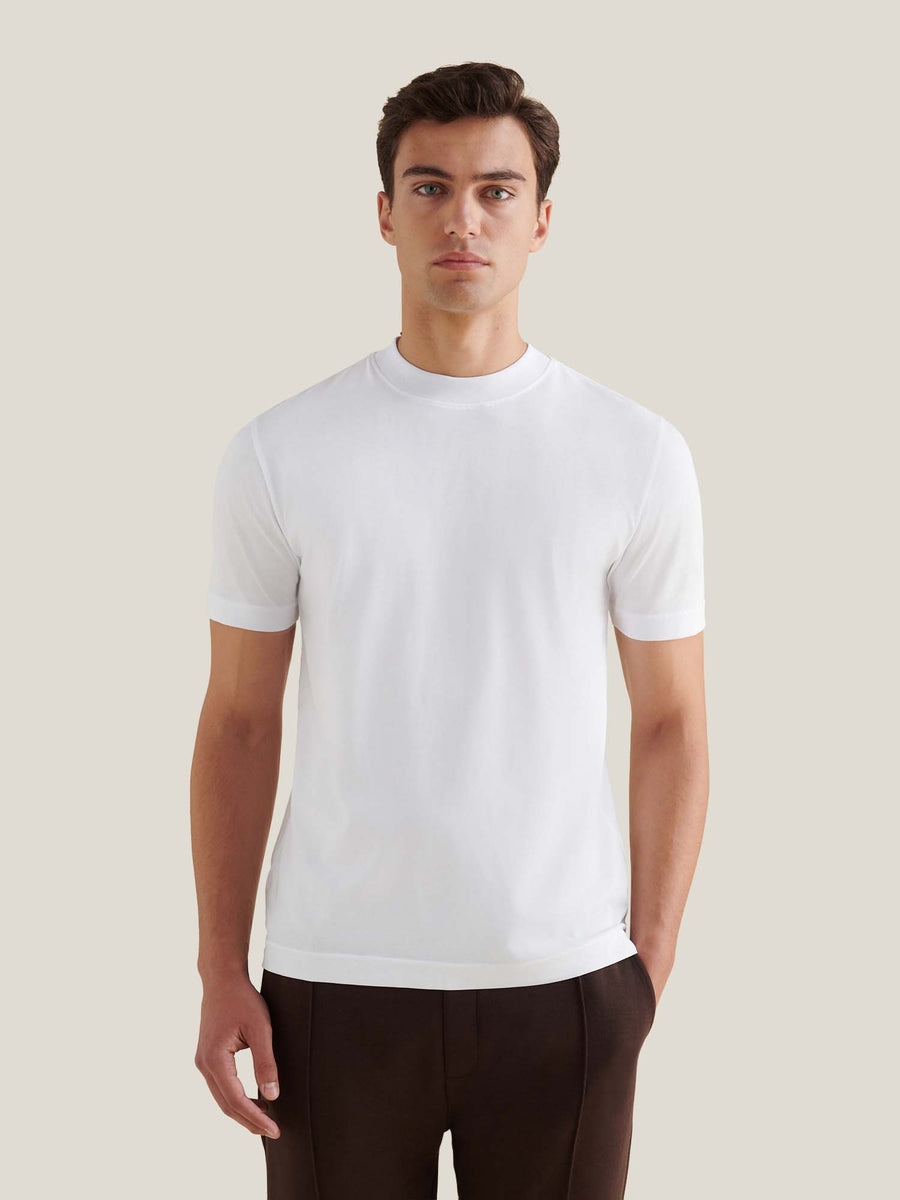 PECKHAM RYE MERCERISED SS T-SHIRT Bright White