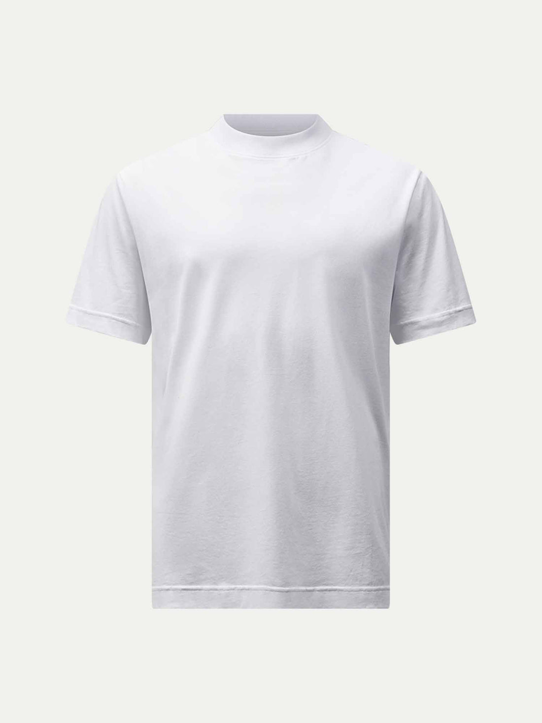 Mercerised Cotton T-Shirt Bright White