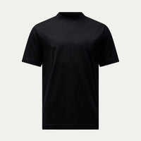 Mercerised Cotton T-Shirt Black