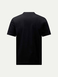Devonshire Mercerised Cotton T-Shirt in Black