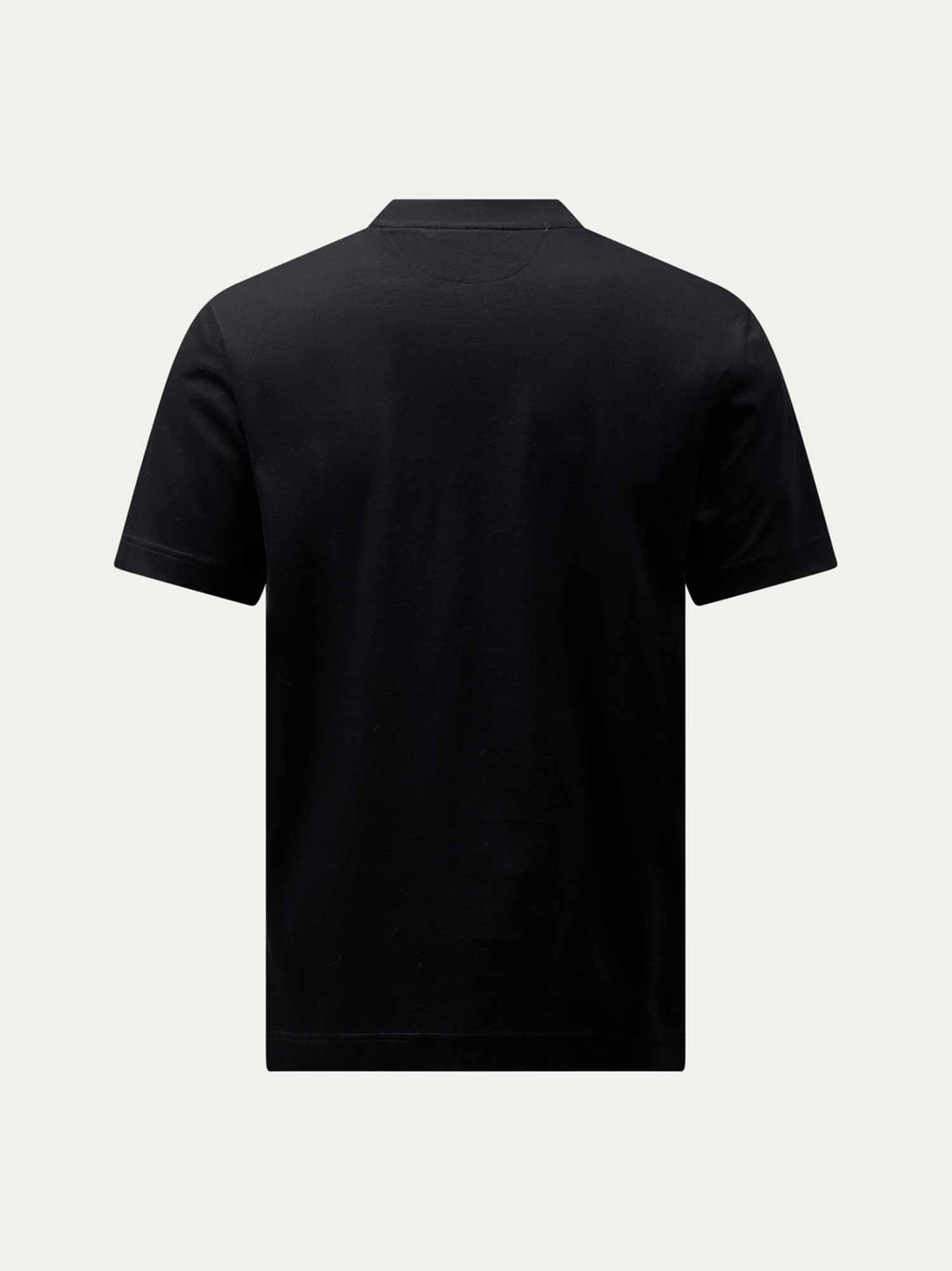 Mercerised Cotton T-Shirt Black