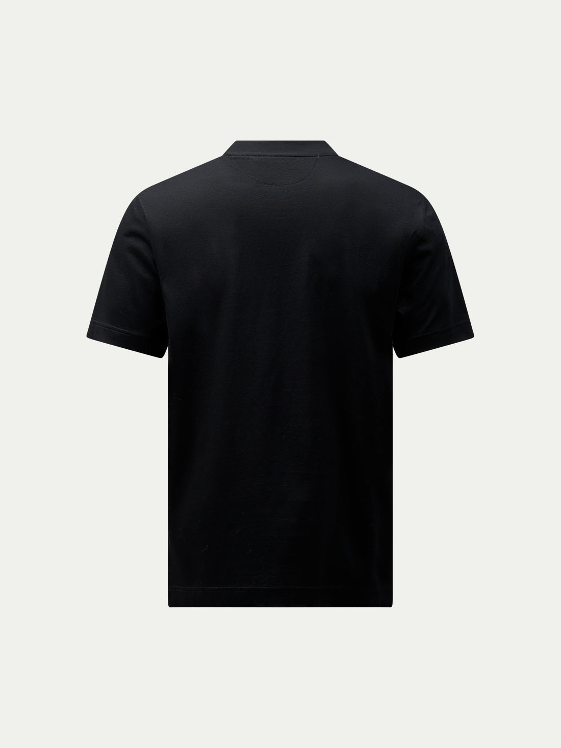 Mercerised Cotton T-Shirt Black