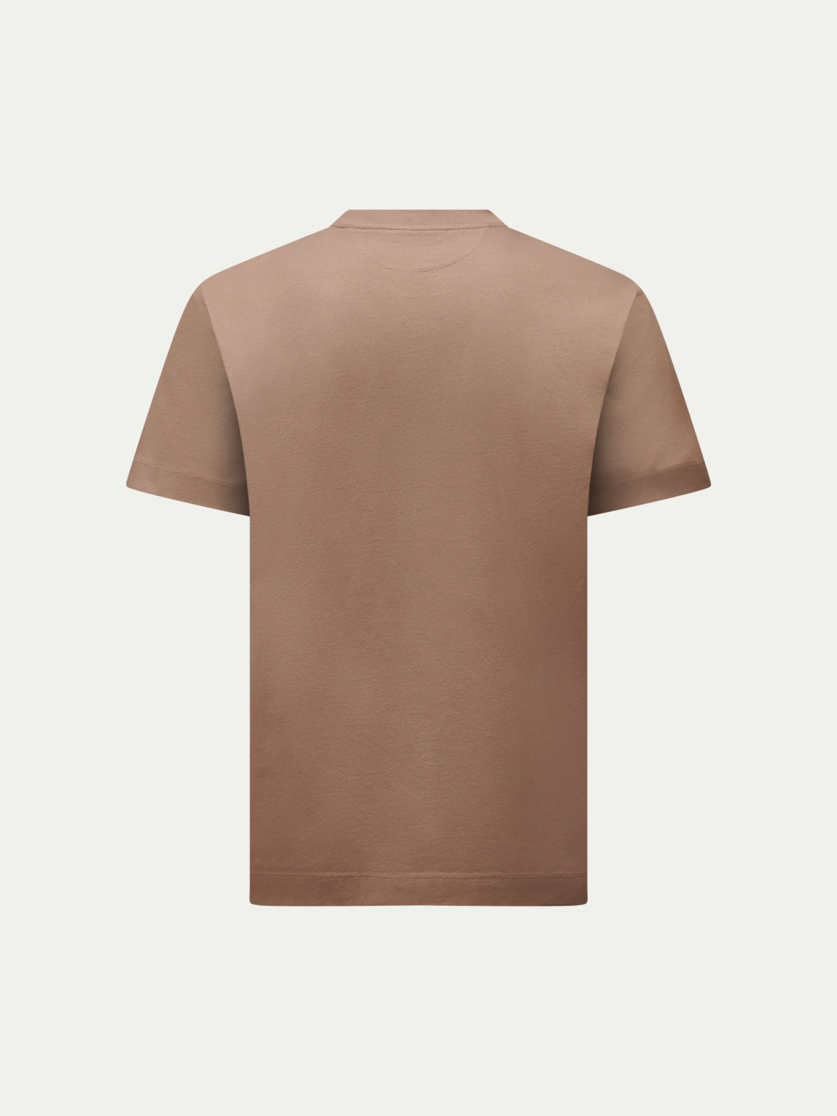 Devonshire Mercerised Cotton T-Shirt in Caribou