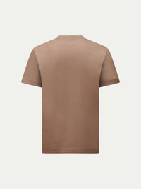 Devonshire Mercerised Cotton T-Shirt in Caribou