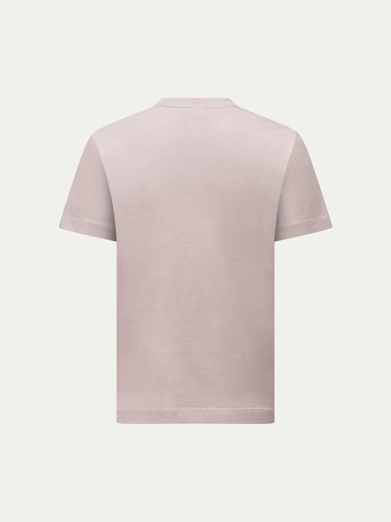 Devonshire Mercerised Cotton T-Shirt in Hushed Violet