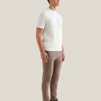 PECKHAM RYE MERCERISED DOUBLE LAYER SS T-SHIRT Egret
