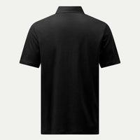 Mercerised Cotton Polo Shirt Black