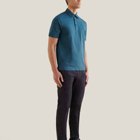 PECKHAM RYE SS MERCERISED JERSEY POLO Stargazer