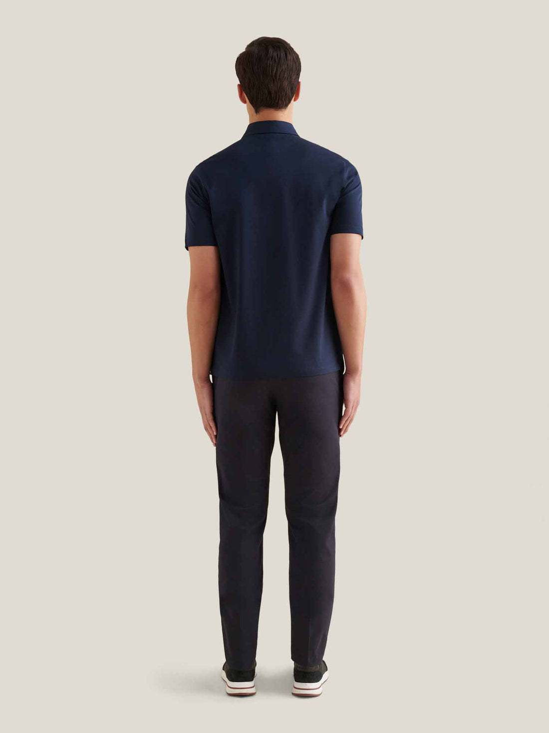 PECKHAM RYE SS MERCERISED JERSEY POLO Dark Sapphire Navy