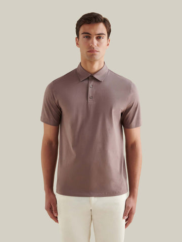 PECKHAM RYE SS MERCERISED JERSEY POLO Iron