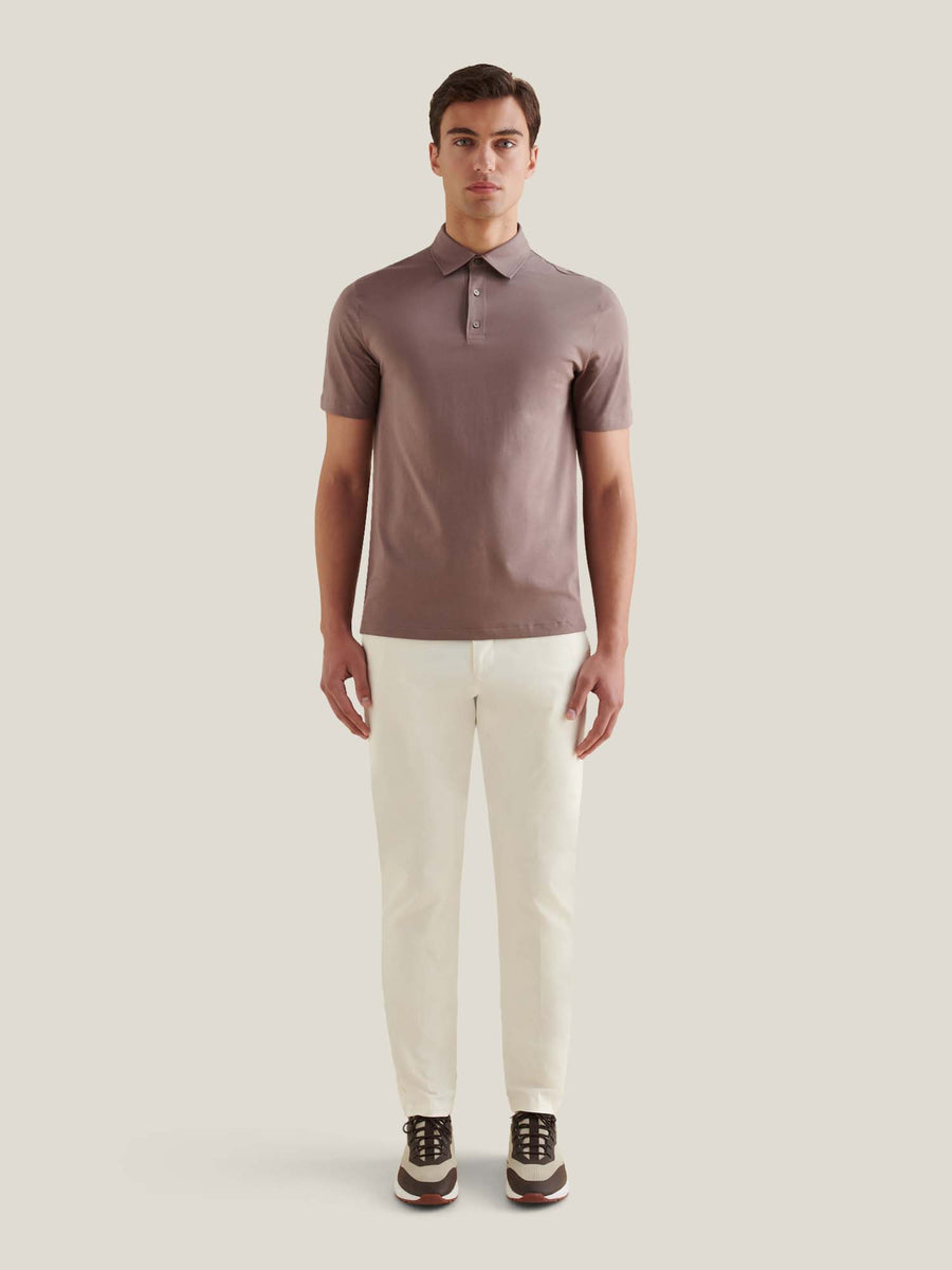 PECKHAM RYE SS MERCERISED JERSEY POLO Iron