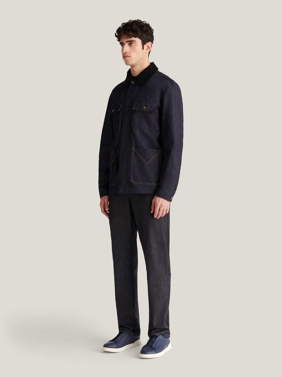 Narm Denim Jacket in Dark Wash