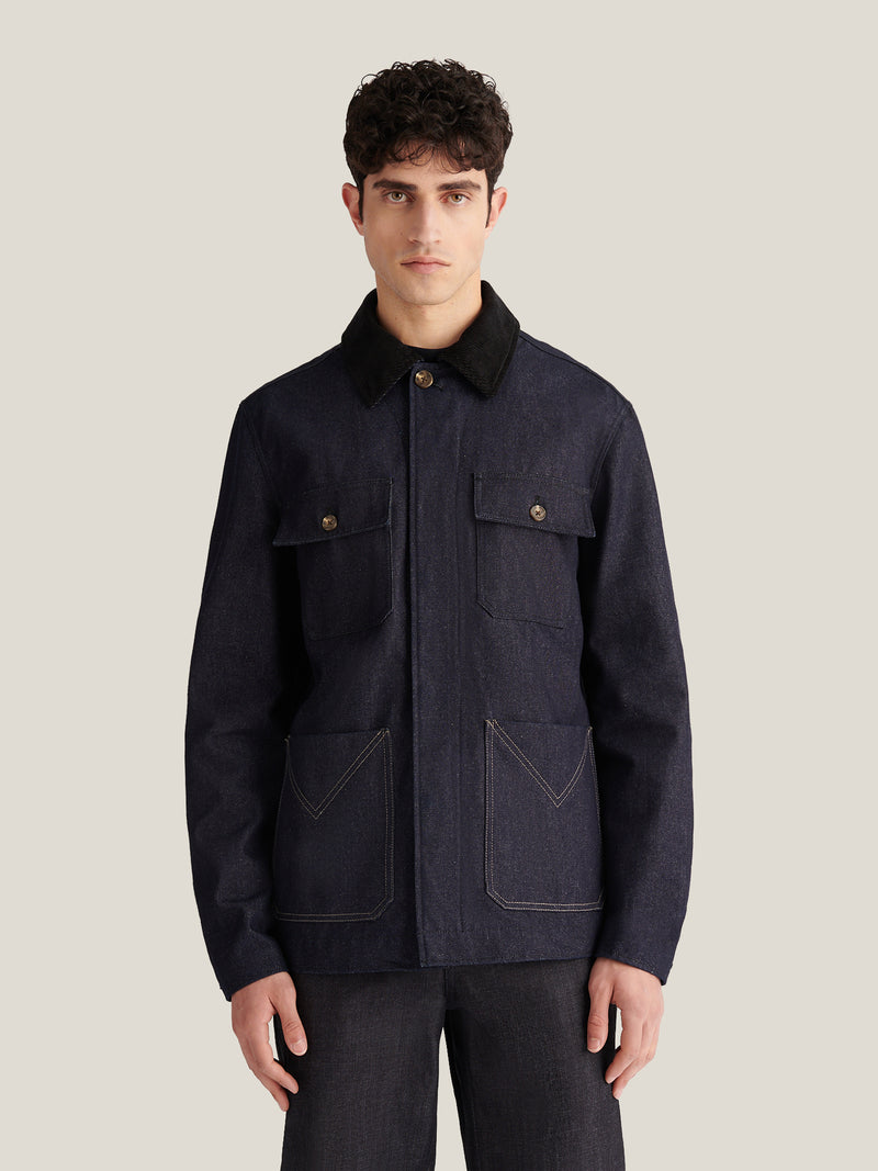 Narm Denim Jacket in Dark Wash