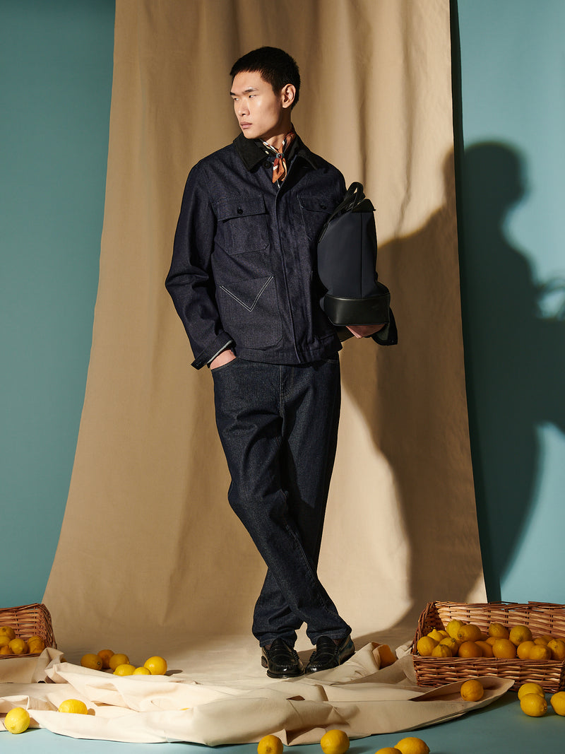 Narm Denim Jacket in Dark Wash