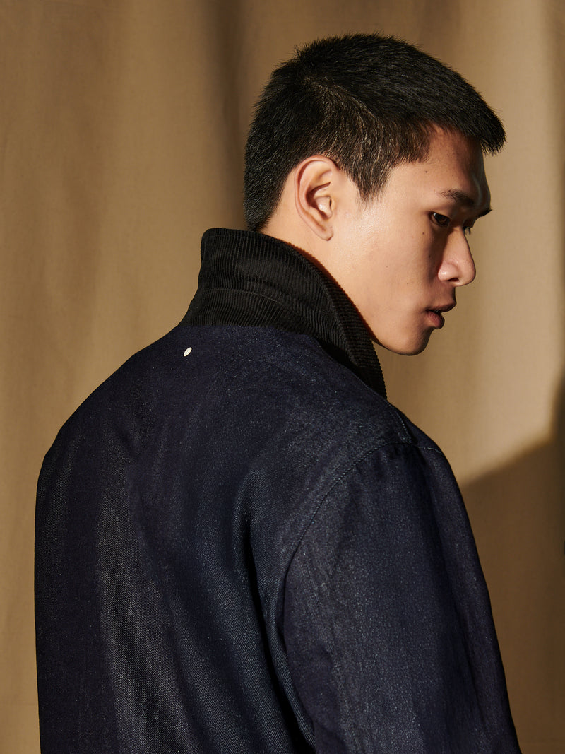 Narm Denim Jacket in Dark Wash