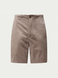 Lido Linen Blend Bermuda Short in Caribou