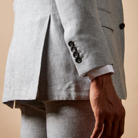 Peckham Rye Linen Blend Jacket in Luna Rock