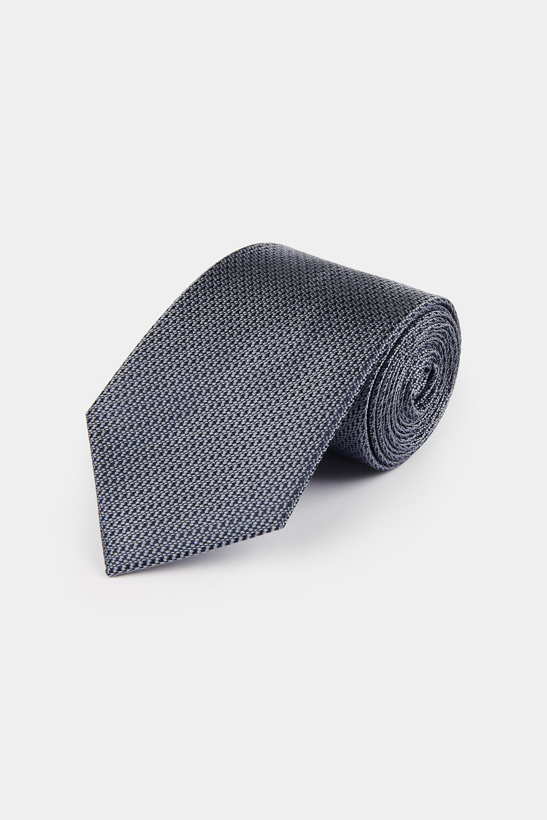 Silk Grenadine Tie in Navy Blue