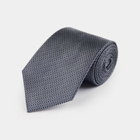 100% Silk Grenadine Tie in Navy Blue