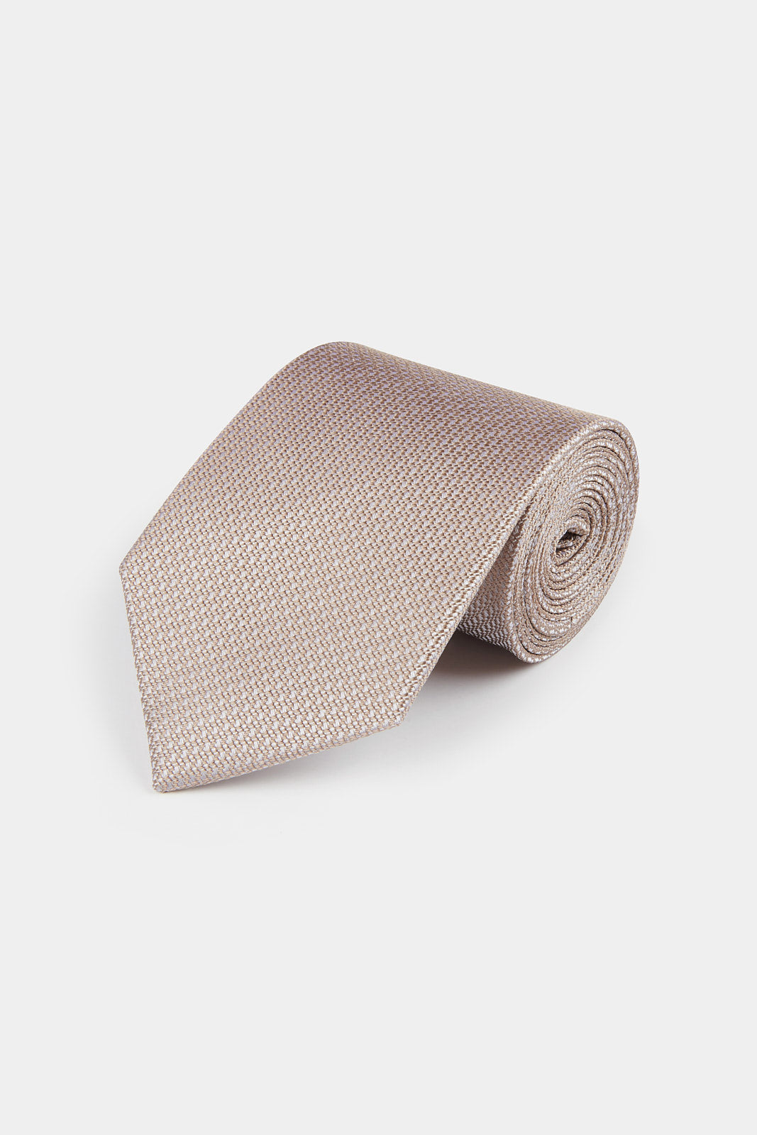 100% Silk Grenadine Tie in Warm Sand