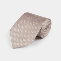 100% Silk Grenadine Tie in Warm Sand