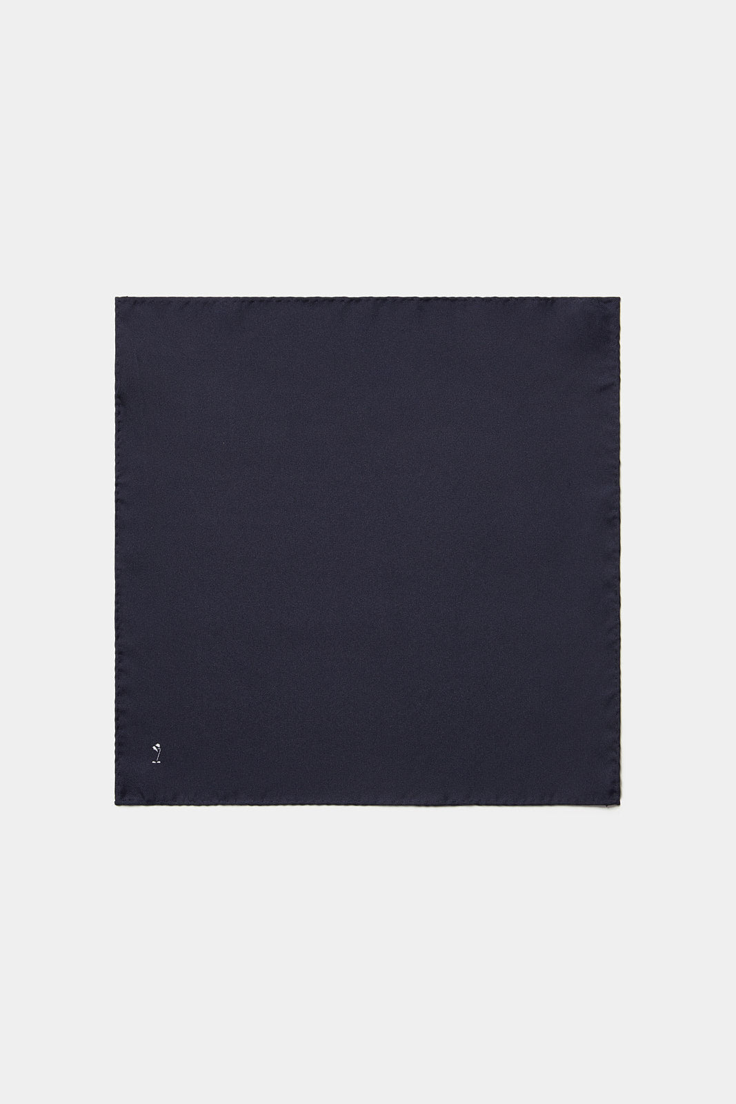 Classic Silk Pocket Square in Navy Blue