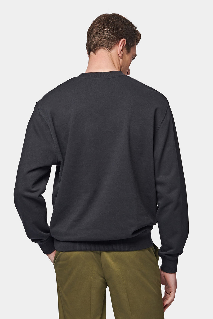 Essential French Terry Sweatshirt in Black