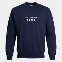 Graphic French Terry Sweatshirt in Navy Blue
