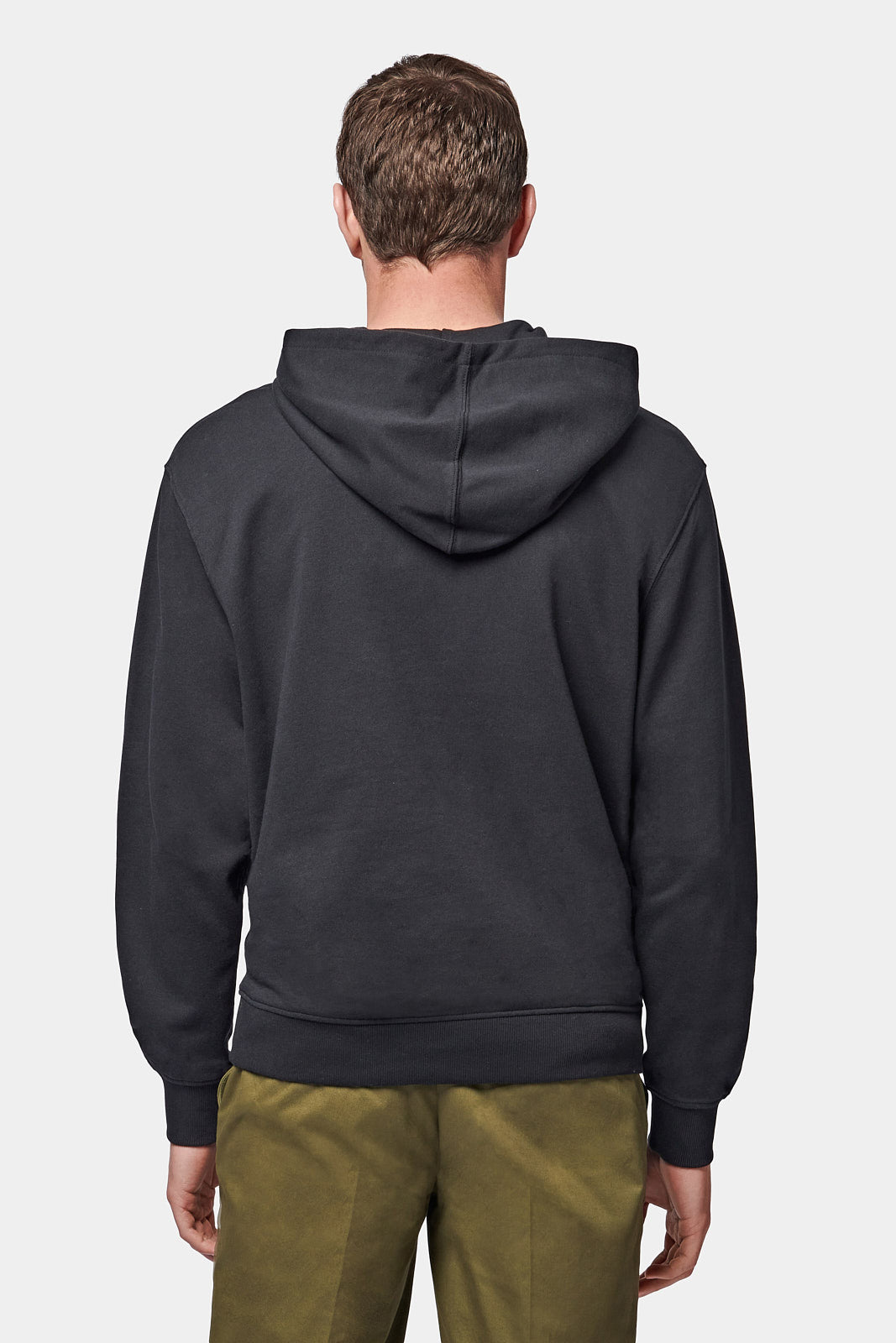 Essential French Terry Hoodie in Black