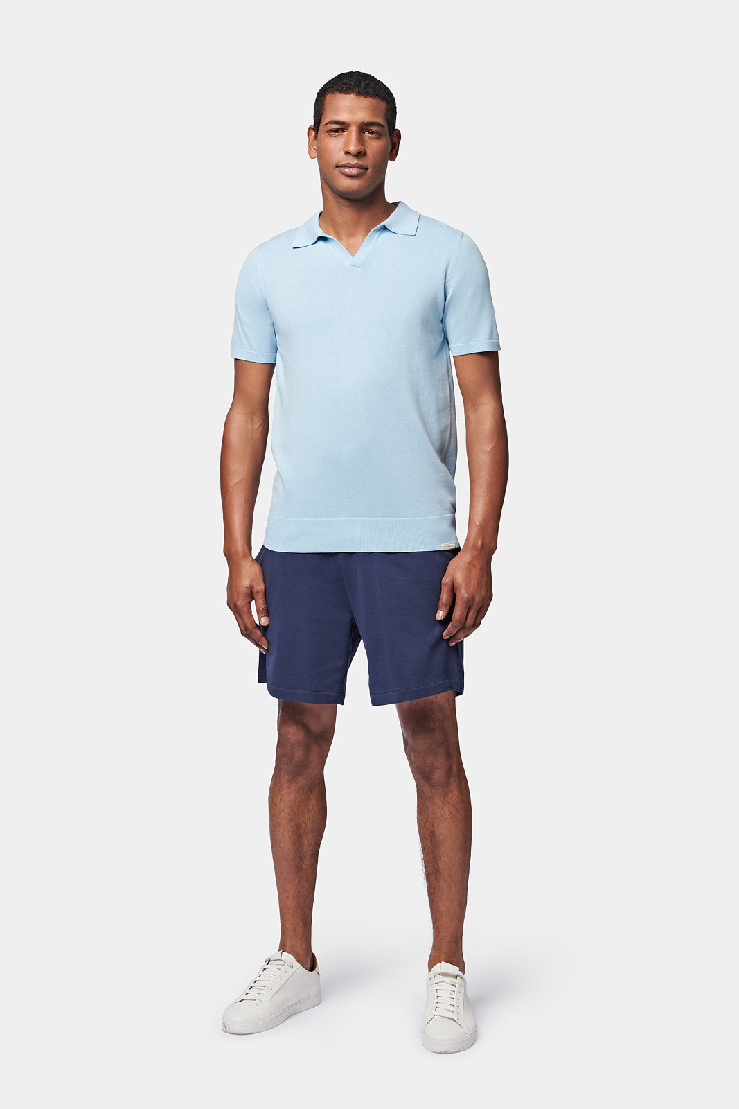 Essential French Terry Short in Navy Blue
