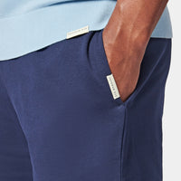 Essential French Terry Shorts in Navy Blue